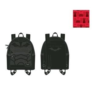 LOUNGEFLY DC Comics Batman Cosplay Mini Backpack purse